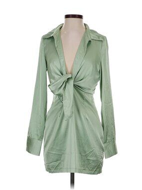 More to Come Green Cocktail Dress